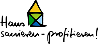 Logo Haus sanieren - profitieren